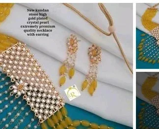 Shimmering Charming Necklaces Chains (Temple Dance Jewellery)