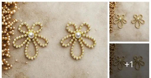 Hanabi Bloom Japanese Style Earrings (Temple Dance Jewellery)
