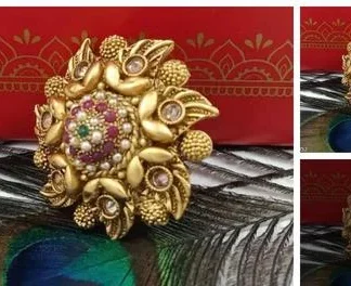 Twinkling Graceful Rings - Classical Dance Jewellery