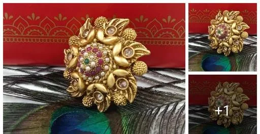 Twinkling Graceful Rings - Classical Dance Jewellery