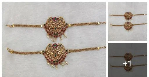 Allure Chunky Women Bajuband and Armlets - Classical Dance Jewellery