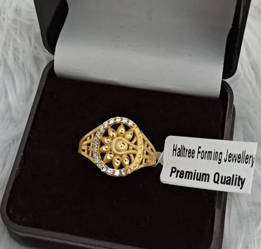 Trendy Forming Fashion Finger Ring (Temple Dance Jewellery) - Image 2