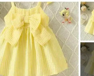 Cotton Blend A-Line Frocks & Dresses