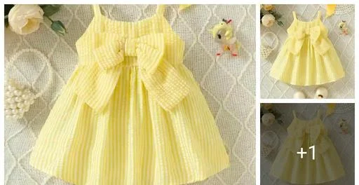 Cotton Blend A-Line Frocks & Dresses