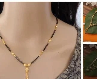 Royatto New Stylish Fancy Gold Plated Daily Wear Alloy Mangalsutra Women... (Temple Dance Jewellery)