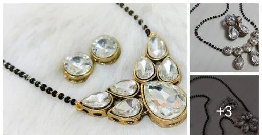 Alloy Gold Plated Mangalsutras (Temple Dance Jewellery)