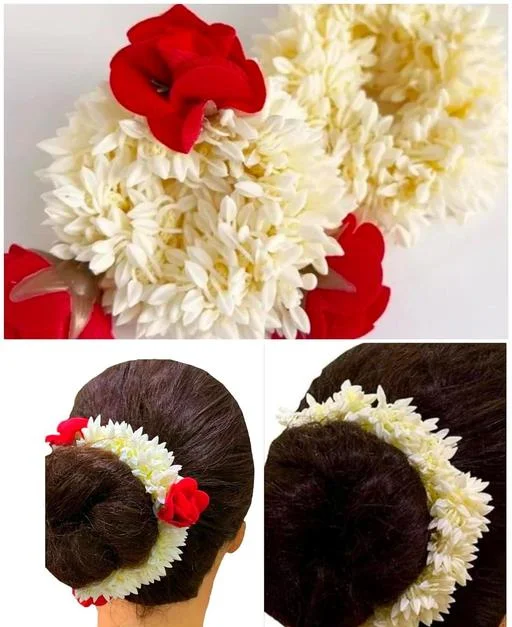 Essential Women Women Gajra/Floral Hair Accessories - Image 2