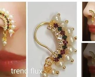 Sizzling Glittering Nosepins - Classical Dance Jewellery