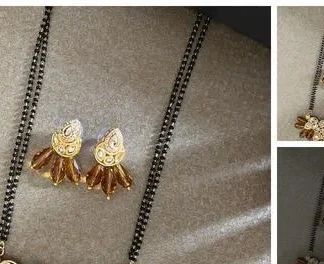 Shreeja Enterprices Presents Chandra Mangalsutra Long Mangalsutrashort M... (Temple Dance Jewellery)