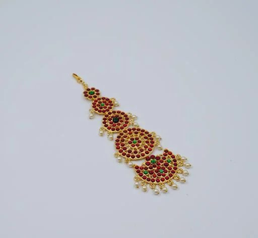 Elite Fancy Maangtika - Classical Dance Jewellery - Image 2