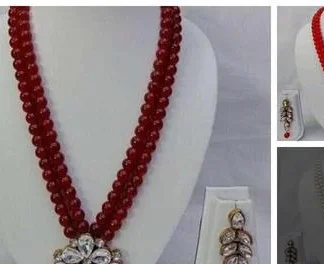 Twinkling Chunky Jewellery Sets - Classical Dance Jewellery