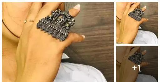 Sparkliza High Quality Oxidized Silver A Richly Textured Finish (Temple Dance Jewellery)