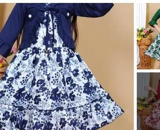 Cotton Linen Fit And Flare Girls