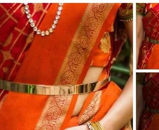 Gold Kamar Band (Temple Dance Jewellery)