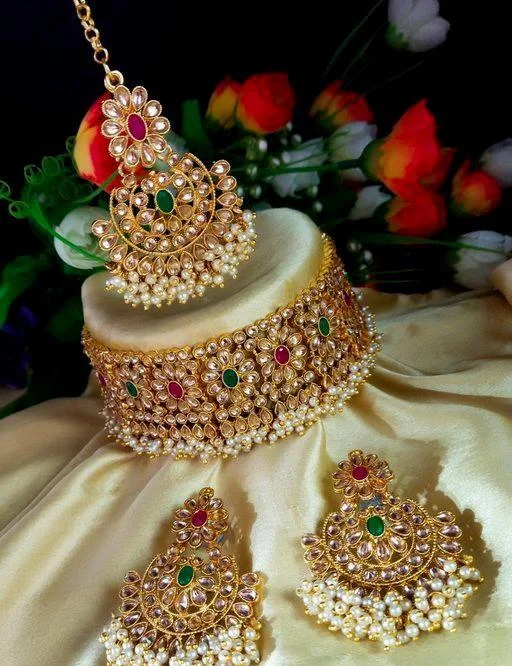 Sizzling Bejeweled Women Necklaces & Chains - Classical Dance Jewellery - Image 2