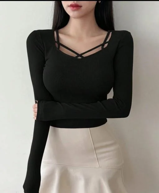Stylish Partywear Women Tops & Tunics - Image 2