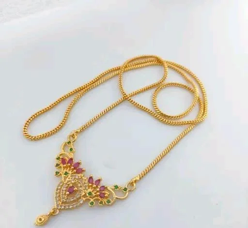 New South Indian Pandant Chain Long (Temple Dance Jewellery) - Image 2