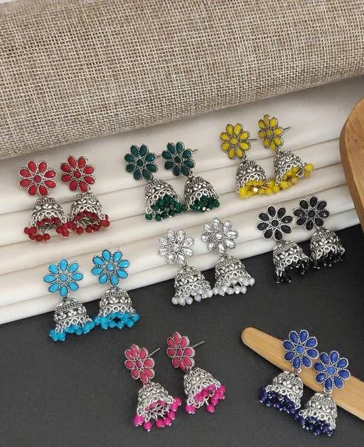 Amazing Earings Set 8 (Temple Dance Jewellery) - Image 2