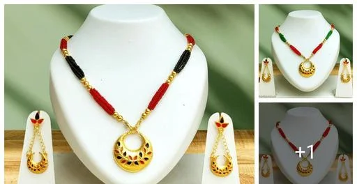 Assamese Traditional Jewellery Set Woman (Temple Dance Jewellery)