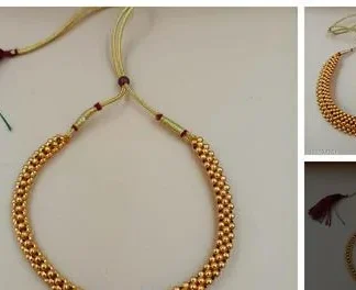 Beautiful Gold Plated Necklaces Chains (Temple Dance Jewellery)