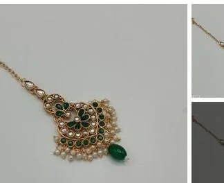 Sizzling Bejeweled Maangtika - Classical Dance Jewellery