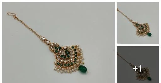 Sizzling Bejeweled Maangtika - Classical Dance Jewellery