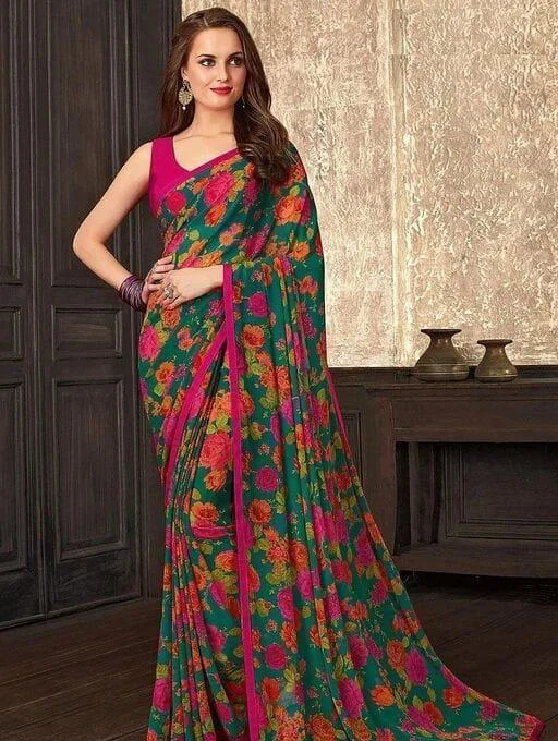 Alisha Georgette Sarees - Image 2