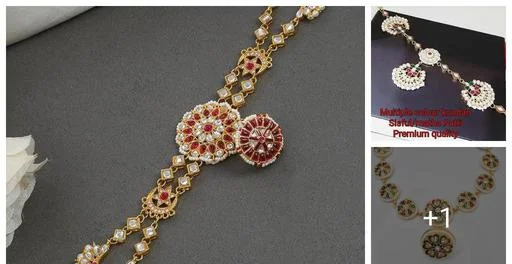 Sispattisisfullmathapattihead Jewellerymaangikkaborla Borla Sispatti Siz... (Temple Dance Jewellery)