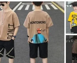 Cute Funky Boys Top & Bottom