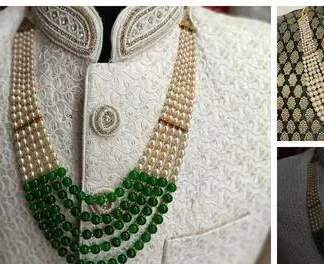 5 Line Mala (Necklace) Dulha Ethnic Traditional Wear (Temple Dance Jewellery)