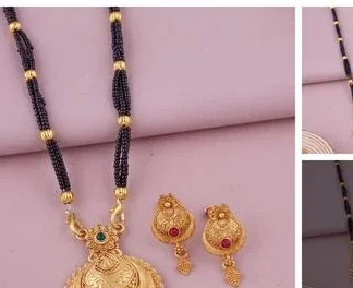 Mangalsutratanmaniyanallapusalumangalsutra Brass Mangalsutra (Temple Dance Jewellery)