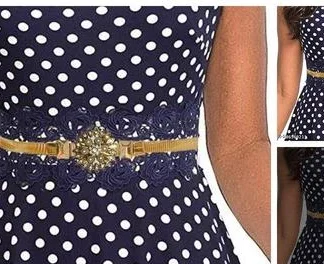 Premium Quality Gold Waist Belt Kamarband Girl Flower Dezine (Temple Dance Jewellery)