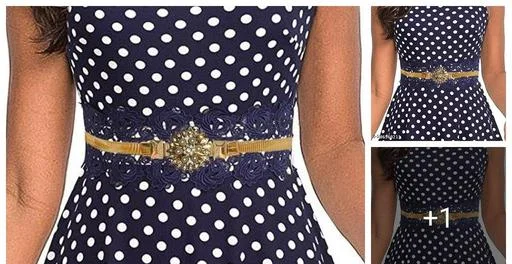 Premium Quality Gold Waist Belt Kamarband Girl Flower Dezine (Temple Dance Jewellery)