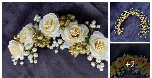 Latest Women Women Gajra/Floral Hair Accessories