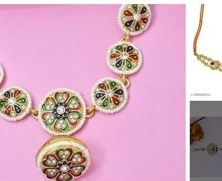 Sispattisisfullmathapattihead Jewellerymaangikkaborla Borla Sispatti Siz... (Temple Dance Jewellery)