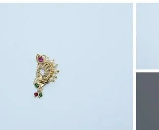 Maharashtrian Style Nosepins (Temple Dance Jewellery)