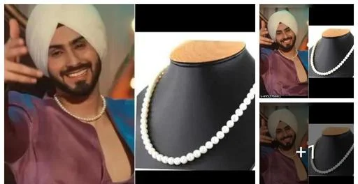 South Sea Pearl Necklace Original Certified Fashionable Freshwater Pearl... (Temple Dance Jewellery)