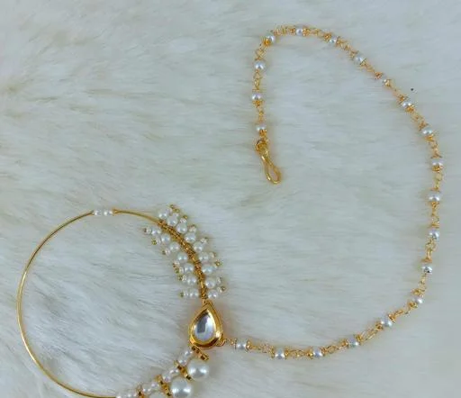 Nose Ringnath Chain 1 (Temple Dance Jewellery) - Image 2