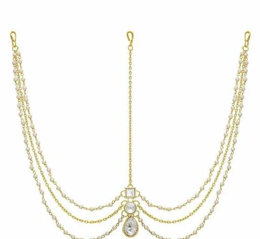 Designer Kundan Mangtikka (Temple Dance Jewellery) - Image 2