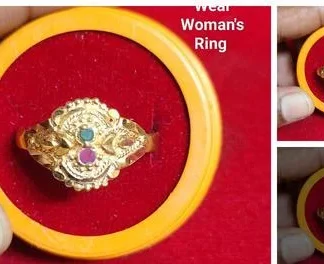 Premium Quality Impon Daily Wear Womans Ring (Temple Dance Jewellery)