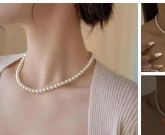 Twinkling Bejeweled Necklaces Chains (Temple Dance Jewellery)