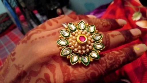 Rings Under 50 Sizzling Glittering Rings (Temple Dance Jewellery) - Image 2