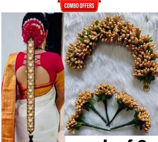 Styles Women Women Gajra/Floral Hair Accessories - Image 2