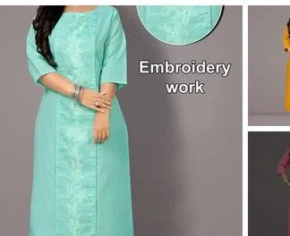 Trendy Fabulous Embroidered Plus Size Kurtis
