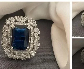 Sapphire Ad Ring (Temple Dance Jewellery)