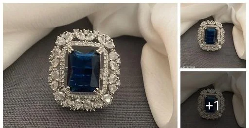 Sapphire Ad Ring (Temple Dance Jewellery)