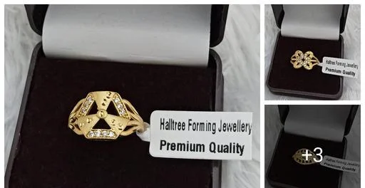 Trendy Forming Fashion Finger Ring (Temple Dance Jewellery)