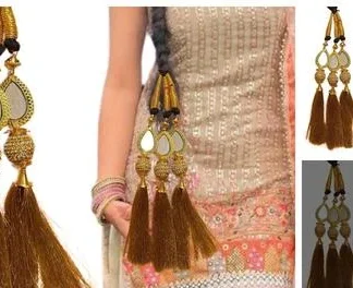 Parandapunjabi Parandaparandipatiala Shahi Parandaparandi Traditional Ha... (Temple Dance Jewellery)