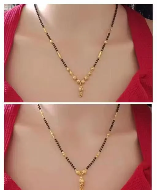 1 1 Traditional Allure Fancy Traditional Stylish Stylish Gold Plated Man... (Temple Dance Jewellery) - Image 2