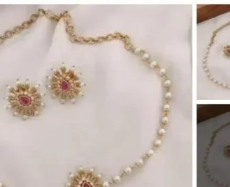 Twinkling Fancy Jewellery Sets (Temple Dance Jewellery)